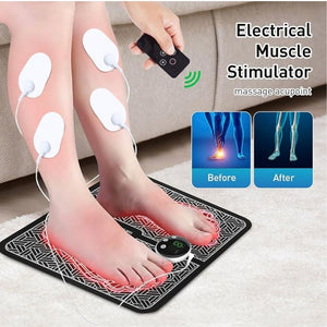 SootheFlex™ EMS Foot Massager Pad & Electrodes Margot Vital