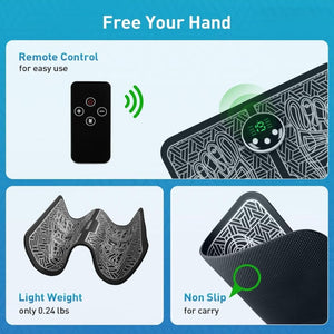 SootheFlex™ EMS Foot Massager Pad & Electrodes Margot Vital