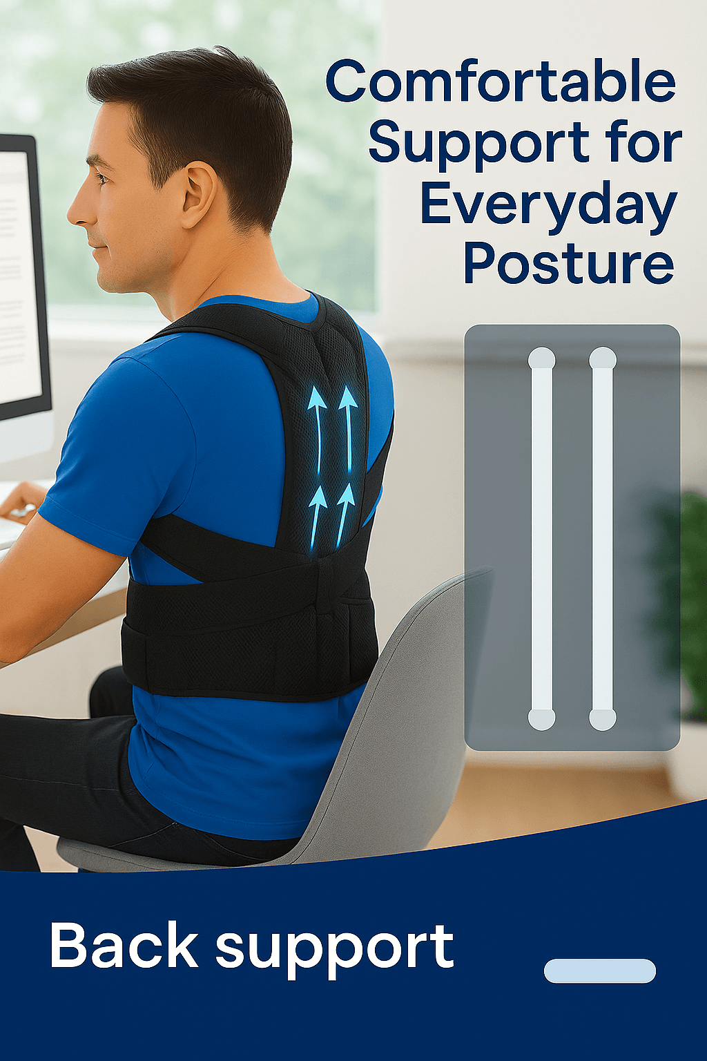 StandEase™ Adjustable Comfort Strap – Lightweight Everyday Wear