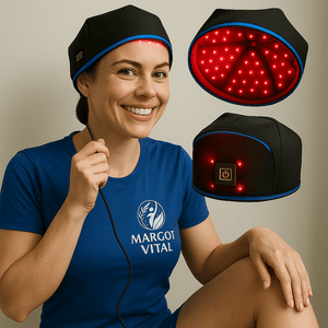 LED Therapy Cap – Red Light Therapy at Home for Hair Growth | Unisex Margot Vital