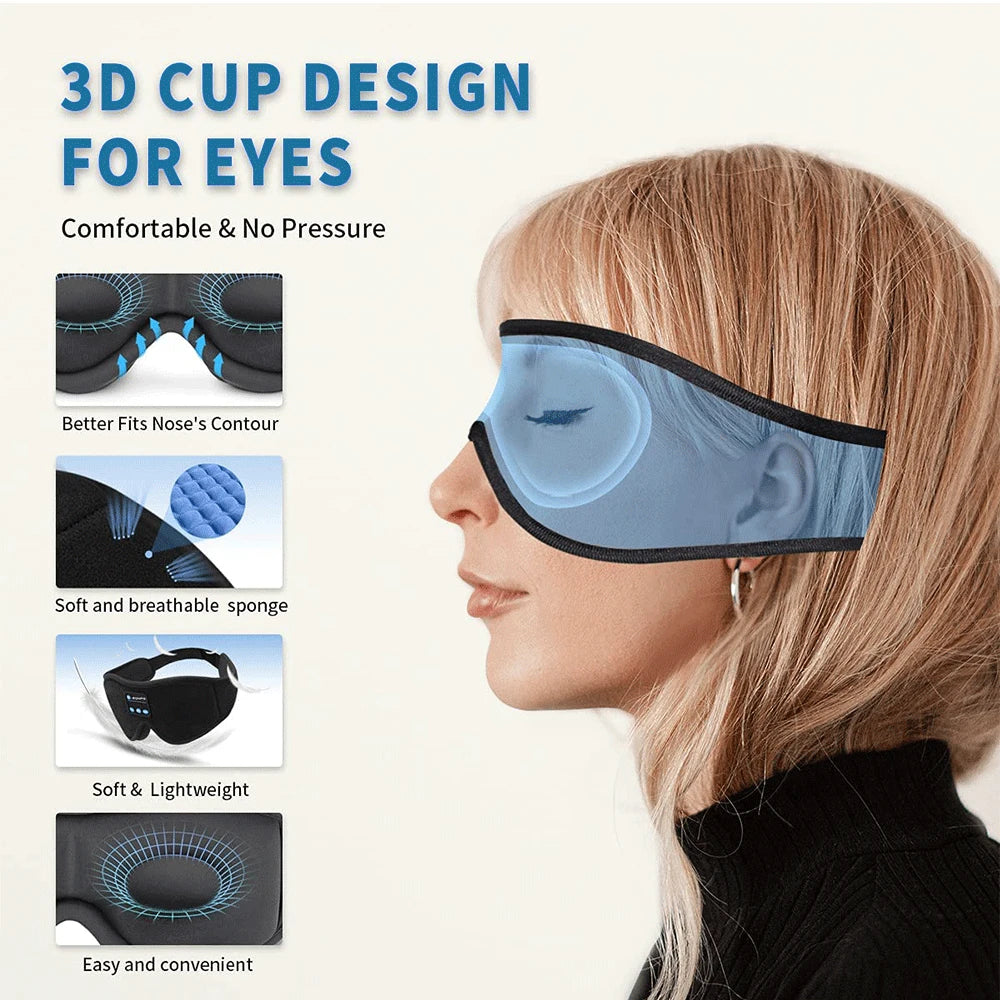 3D Bluetooth Eye Mask