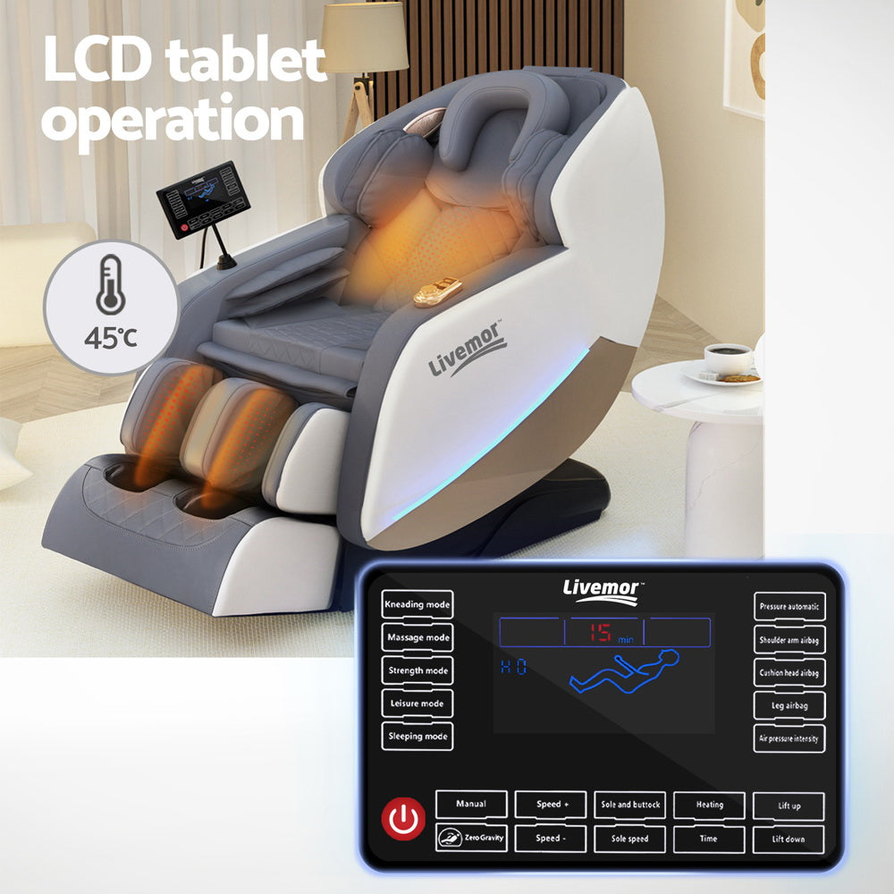 GravityEase™ Full-Body Massage Recliner
