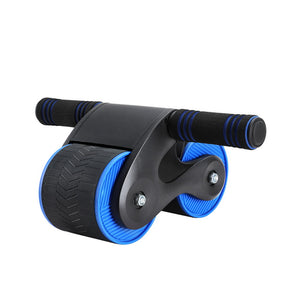 Everfit Ab Roller Automatic Rebound Abdominal Wheel Home Gym Workout Blue Margot Vital