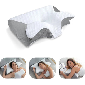 Ergonomic Memory Foam Pillow for Neck & Shoulder Support Margot Vital
