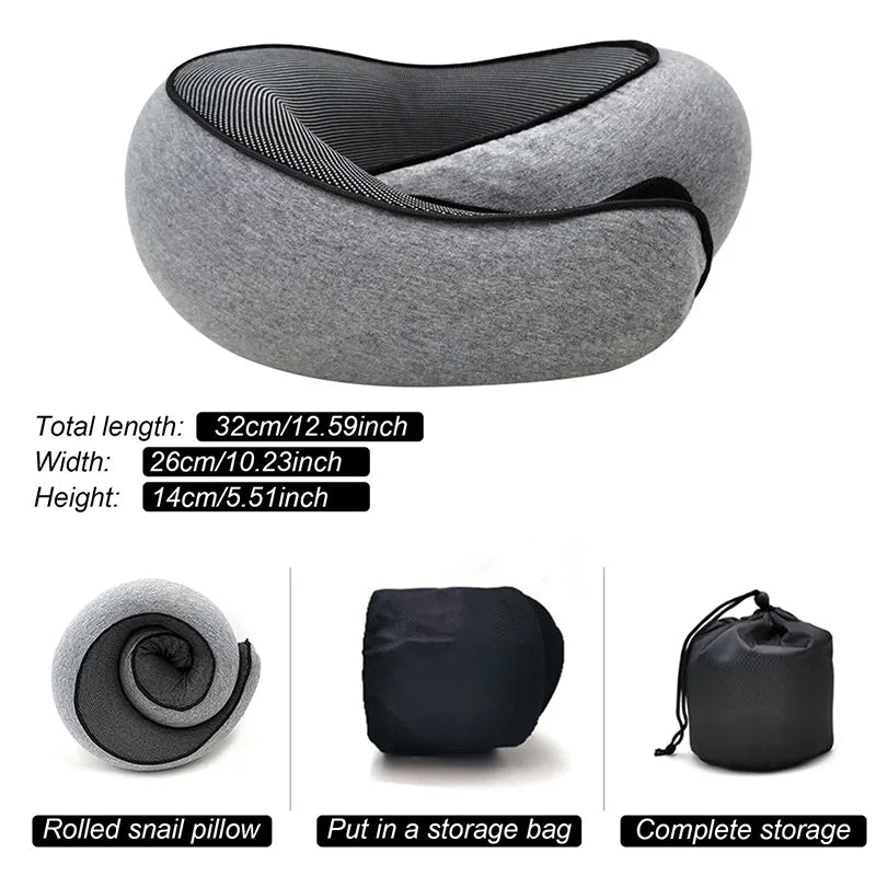 Adjustable Memory Foam Travel Pillow