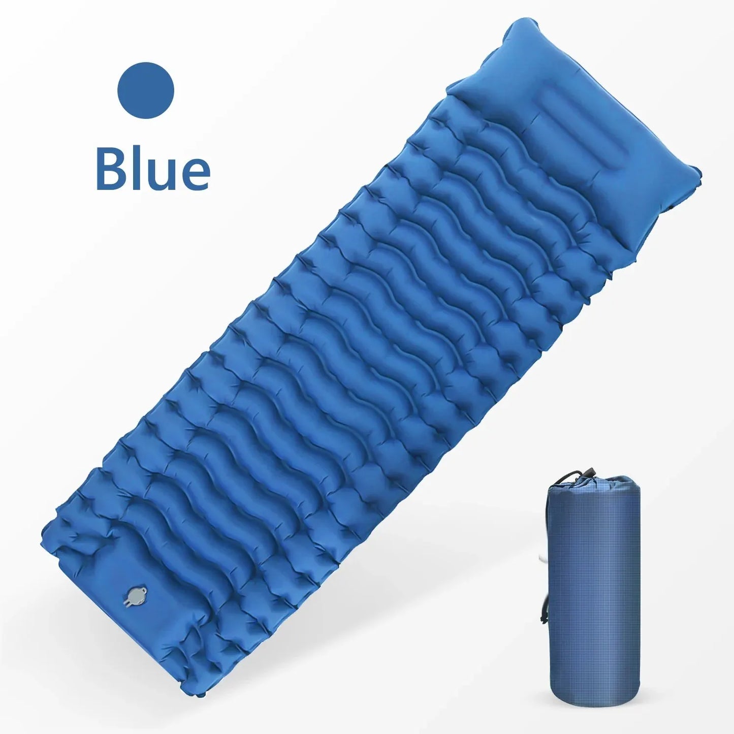 Ultralight Inflatable Sleeping Pad – Compact Air Mat with Built-In Pump