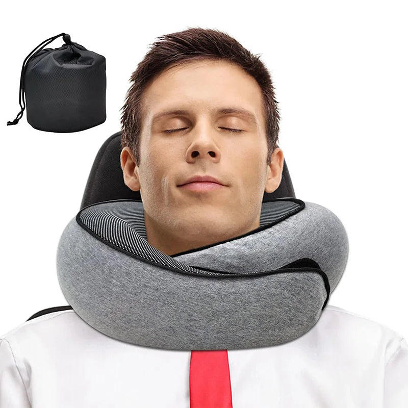 Adjustable Memory Foam Travel Pillow
