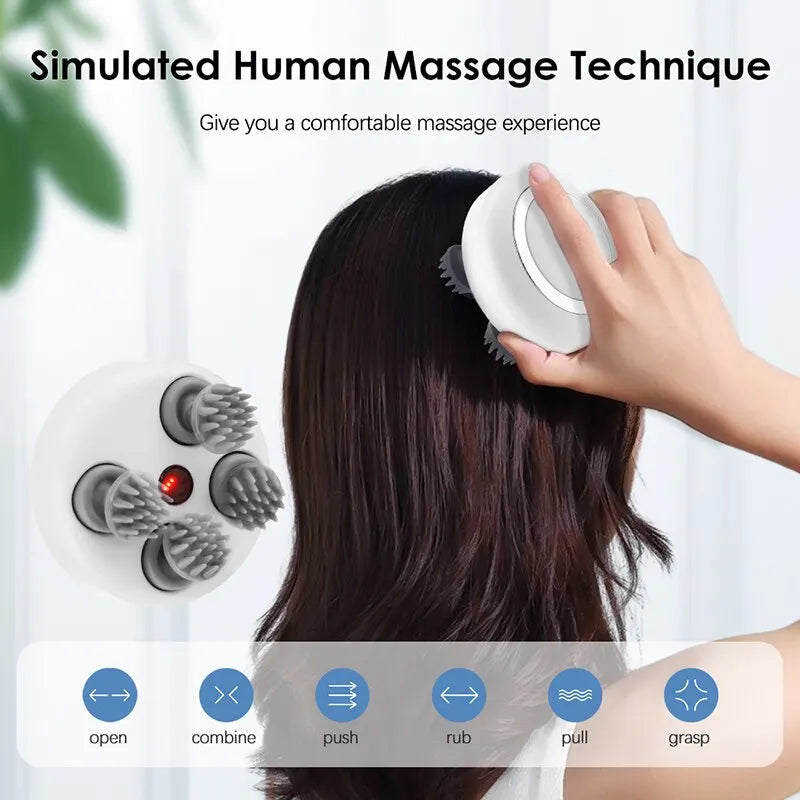 Multi Claw Head Massager