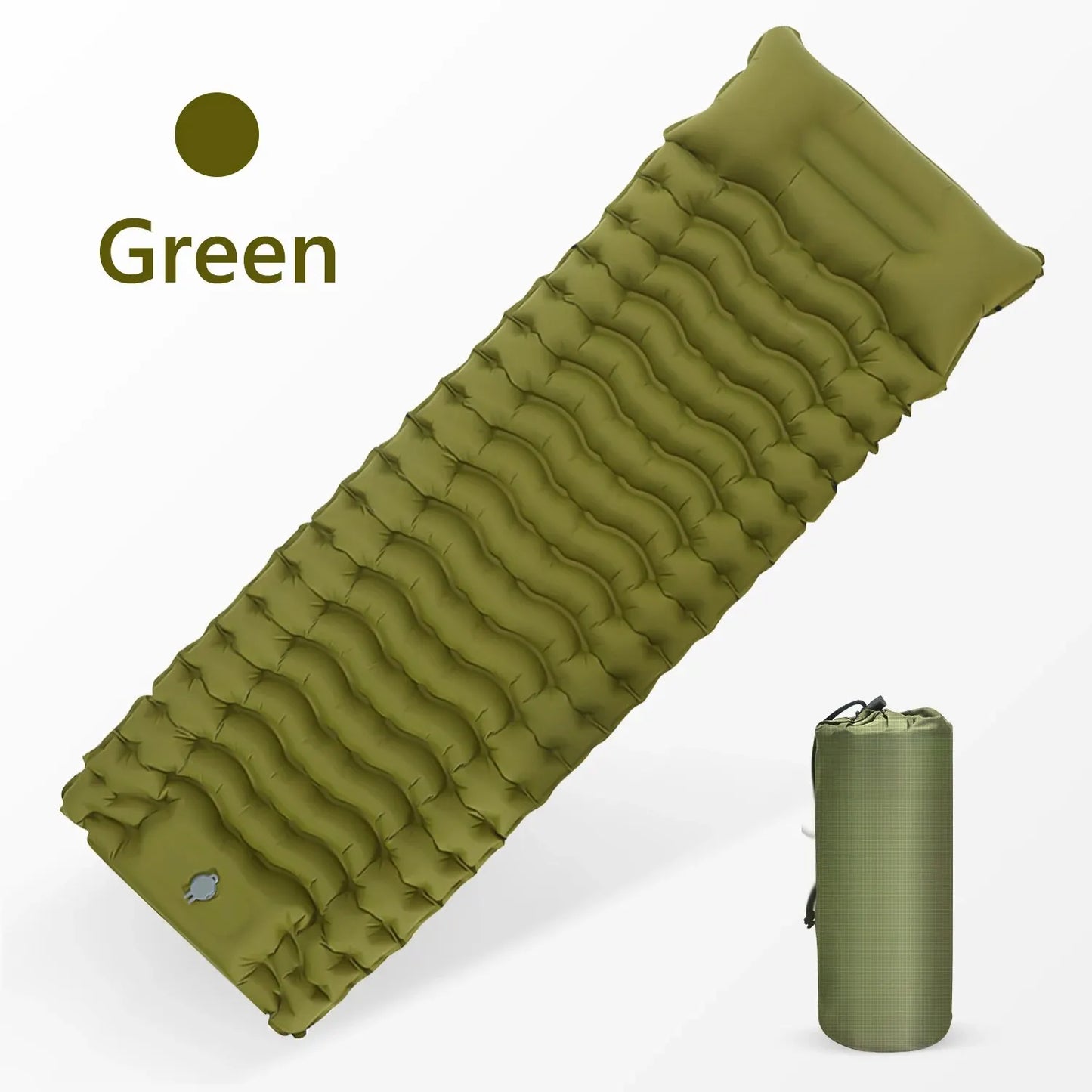 Ultralight Inflatable Sleeping Pad – Compact Air Mat with Built-In Pump