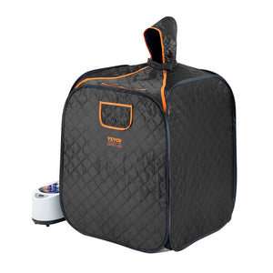 VEVOR Portable Steam Sauna Tent 1000W Personal Spa Loss Weight Detox Therapy, 800x800x1000 mm Margot Vital