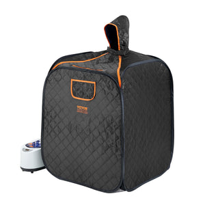 VEVOR Portable Steam Sauna Tent 1000W Personal Spa Loss Weight Detox Therapy, 800x800x1000 mm Margot Vital