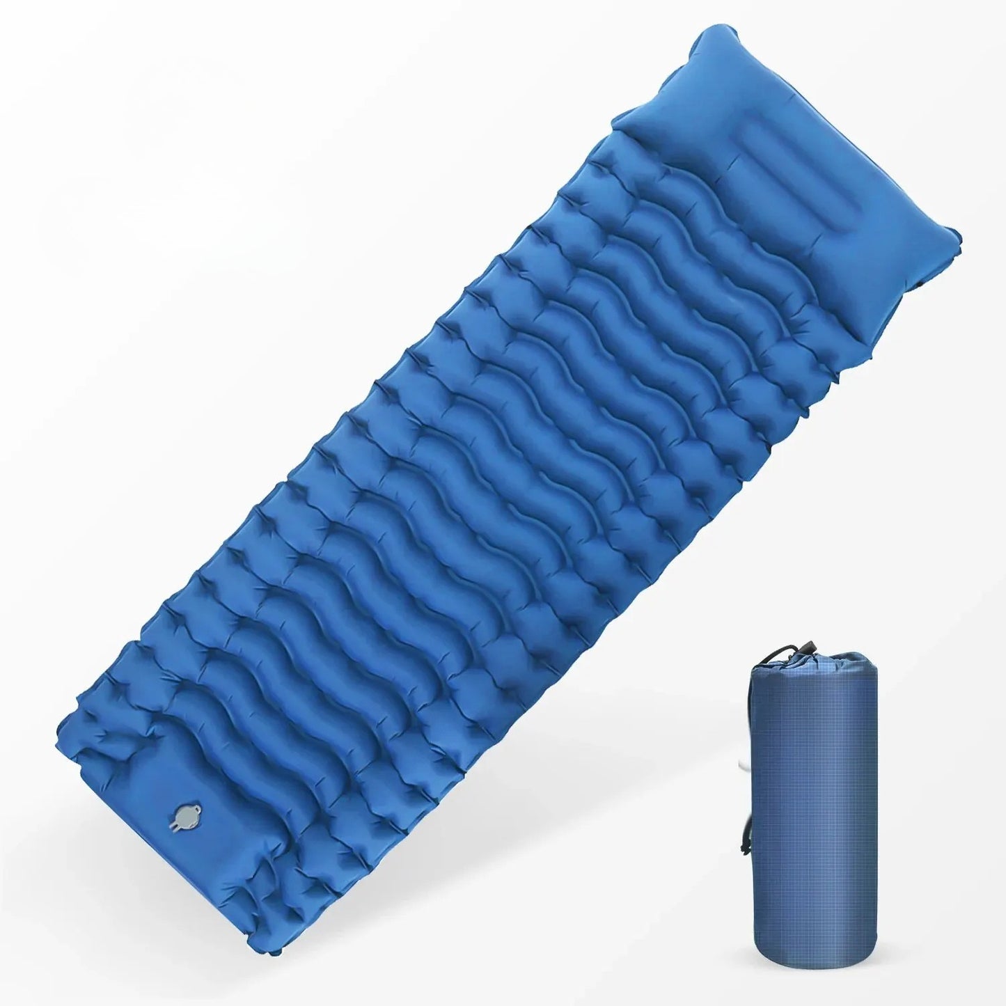 Ultralight Inflatable Sleeping Pad – Compact Air Mat with Built-In Pump