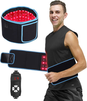 Red Light Therapy Massage Belt – Adjustable LED Waist & Back Wellness Device Margot Vital