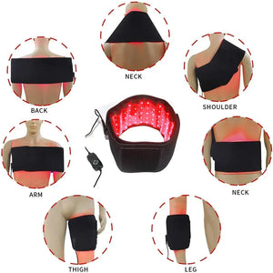 Red Light Therapy Massage Belt – Adjustable LED Waist & Back Wellness Device Margot Vital