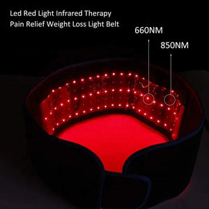 Red Light Therapy Massage Belt – Adjustable LED Waist & Back Wellness Device Margot Vital