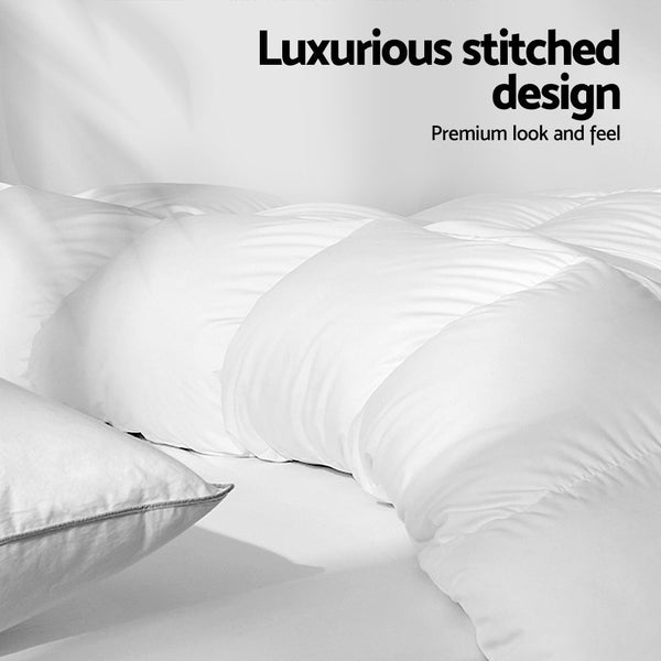 Cozy Goose Feather Queen Quilt