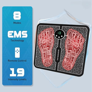 SootheFlex™ EMS Foot Massager Pad &amp; Electrodes Margot Vital