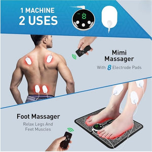 SootheFlex™ EMS Foot Massager Pad &amp; Electrodes Margot Vital