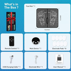 SootheFlex™ EMS Foot Massager Pad &amp; Electrodes Margot Vital