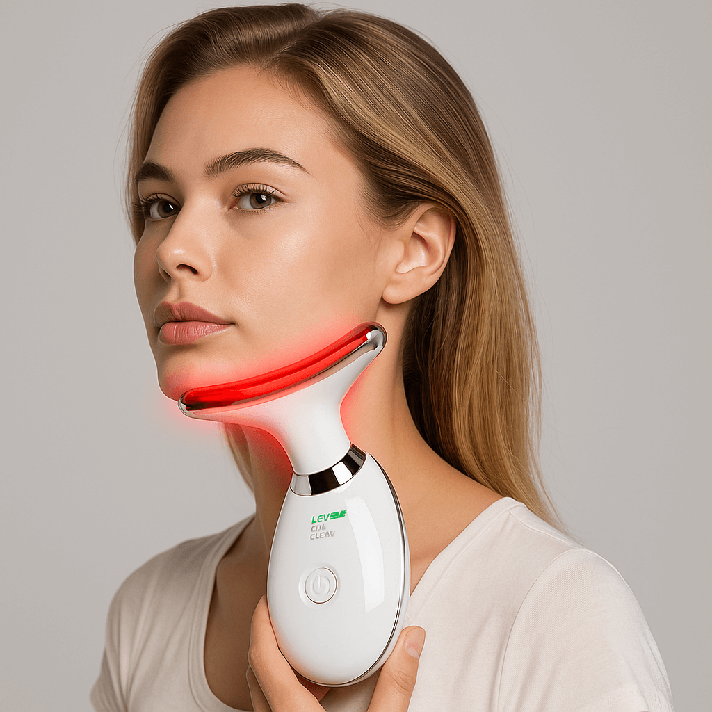 Facial & Neck Red Light Therapy Massager – Lifting & Tightening Device Margot Vital