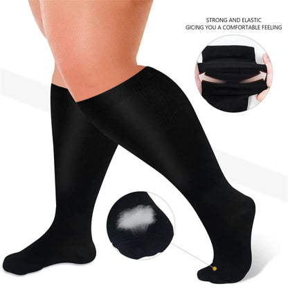 Plus Size Lightweight Compression Socks for Everyday Comfort