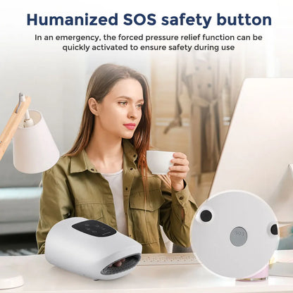 PalmRelief™  Hand Massager with Air Compression & Heat Therapy