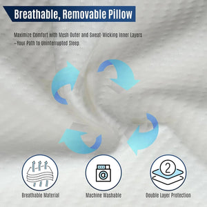 Foldable Wedge Pillow Set Margot Vital