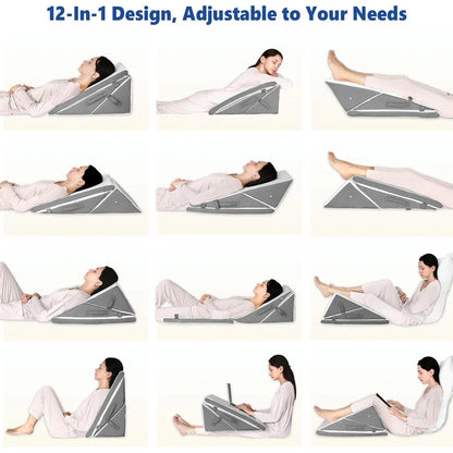 Foldable Wedge Pillow Set