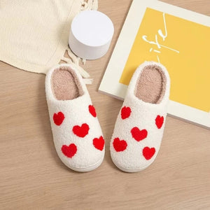 2024 Autumn Winter Family Fashion Slippers Women Home Warm Cartoon Flat Sandals Men Cute Non-slip Slides Couples Christmas Shoes Margot Vital