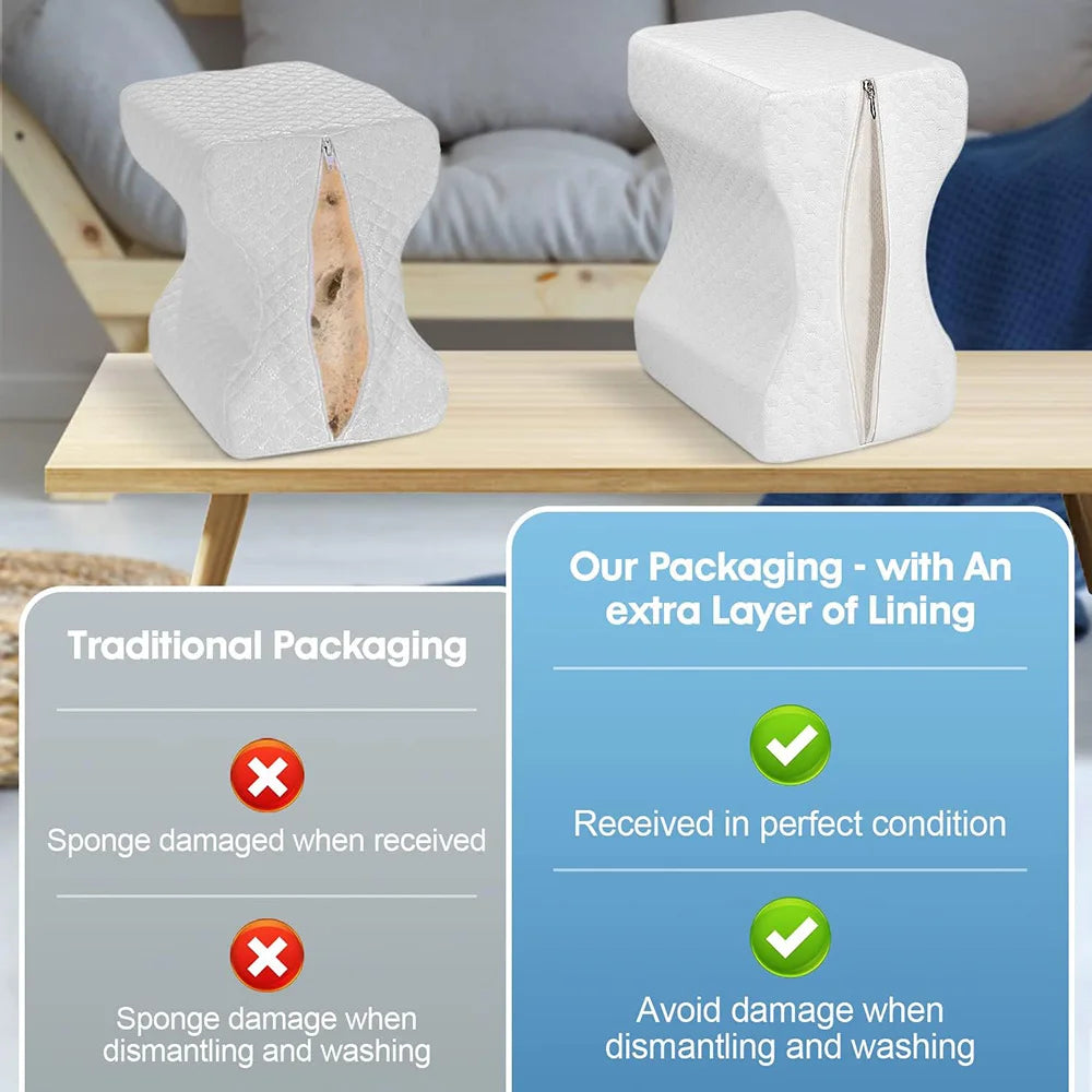 SpineAlign™ Orthopedic Knee Pillow