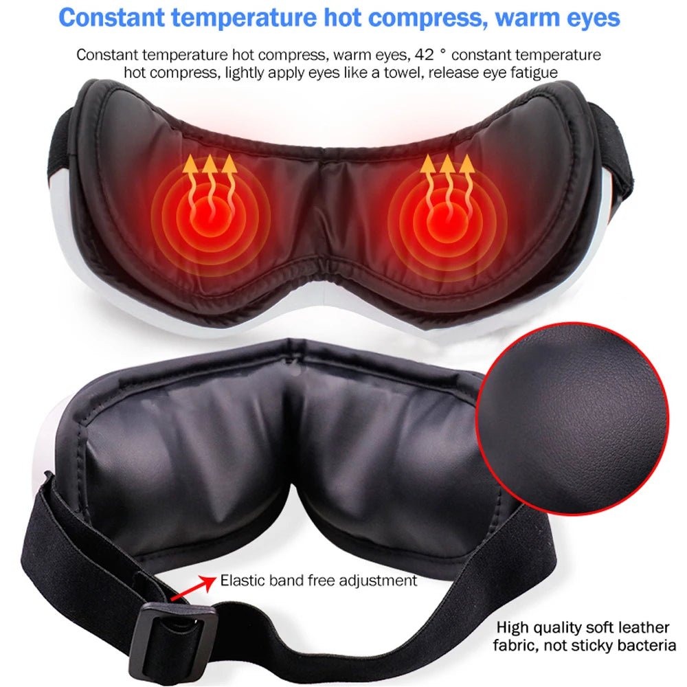 Smart Eye Massager with Heat & Bluetooth Audio Margot Vital