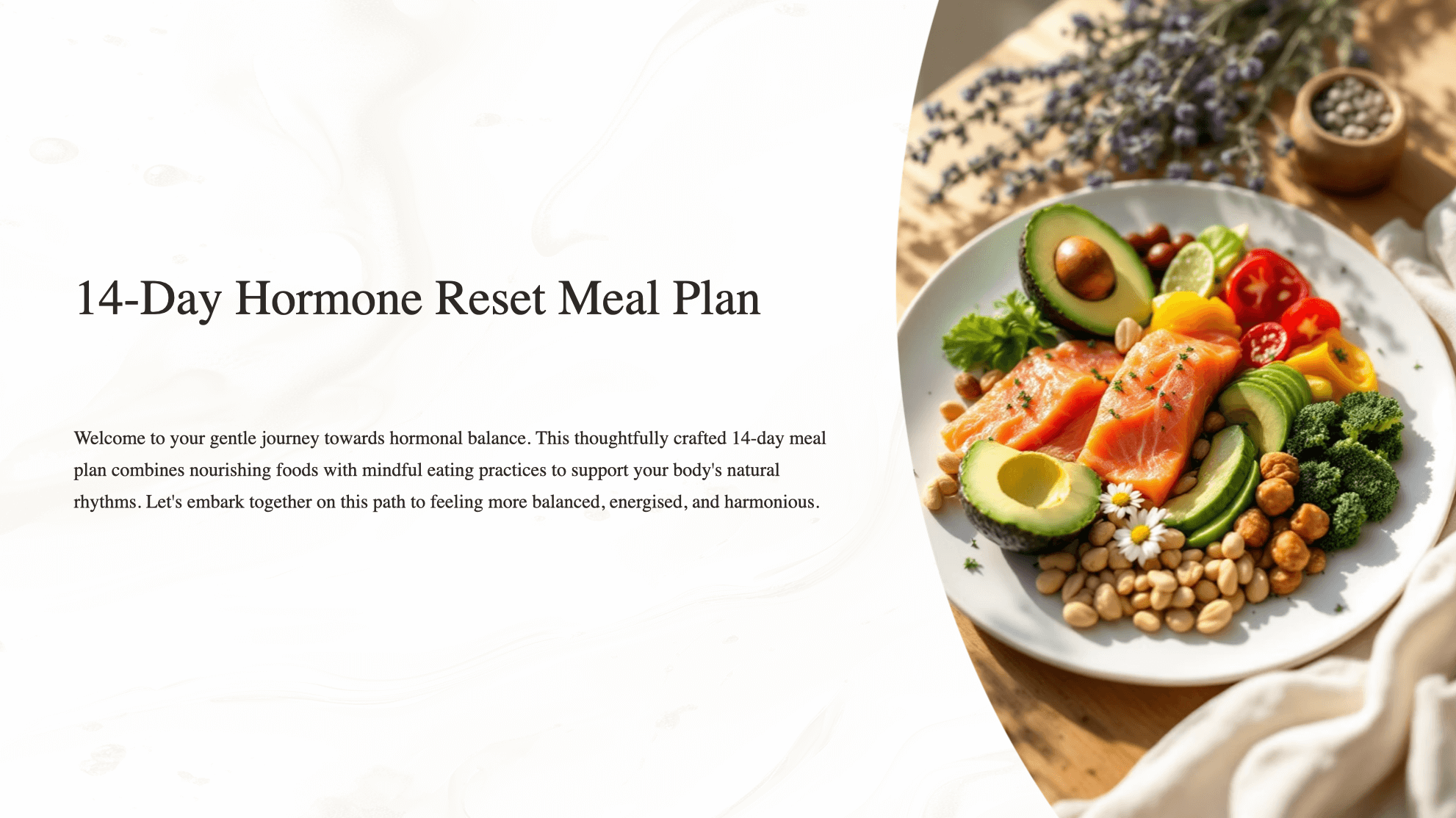 14-Day Hormone Reset Meal Plan Margot Vital
