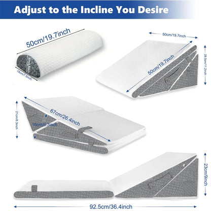 Foldable Wedge Pillow Set