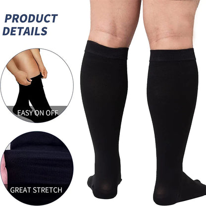 Plus Size Lightweight Compression Socks for Everyday Comfort
