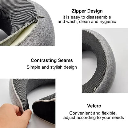 Adjustable Memory Foam Travel Pillow