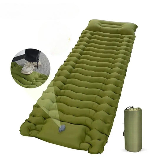 Ultralight Inflatable Sleeping Pad – Compact Air Mat with Built-In Pump