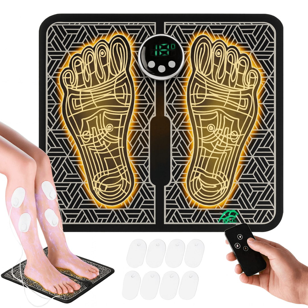 SootheFlex™ EMS Foot Massager Pad & Electrodes Margot Vital
