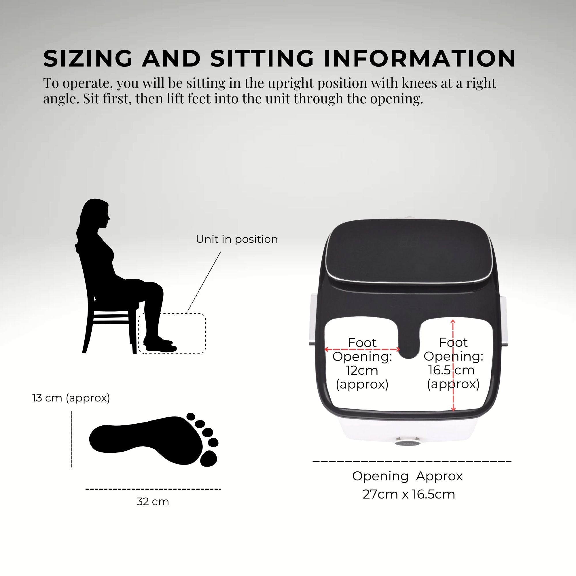 Foot Spa Automatic Water Heating Massager - Electric Pedicure Bath Margot Vital