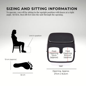 Foot Spa Automatic Water Heating Massager - Electric Pedicure Bath Margot Vital