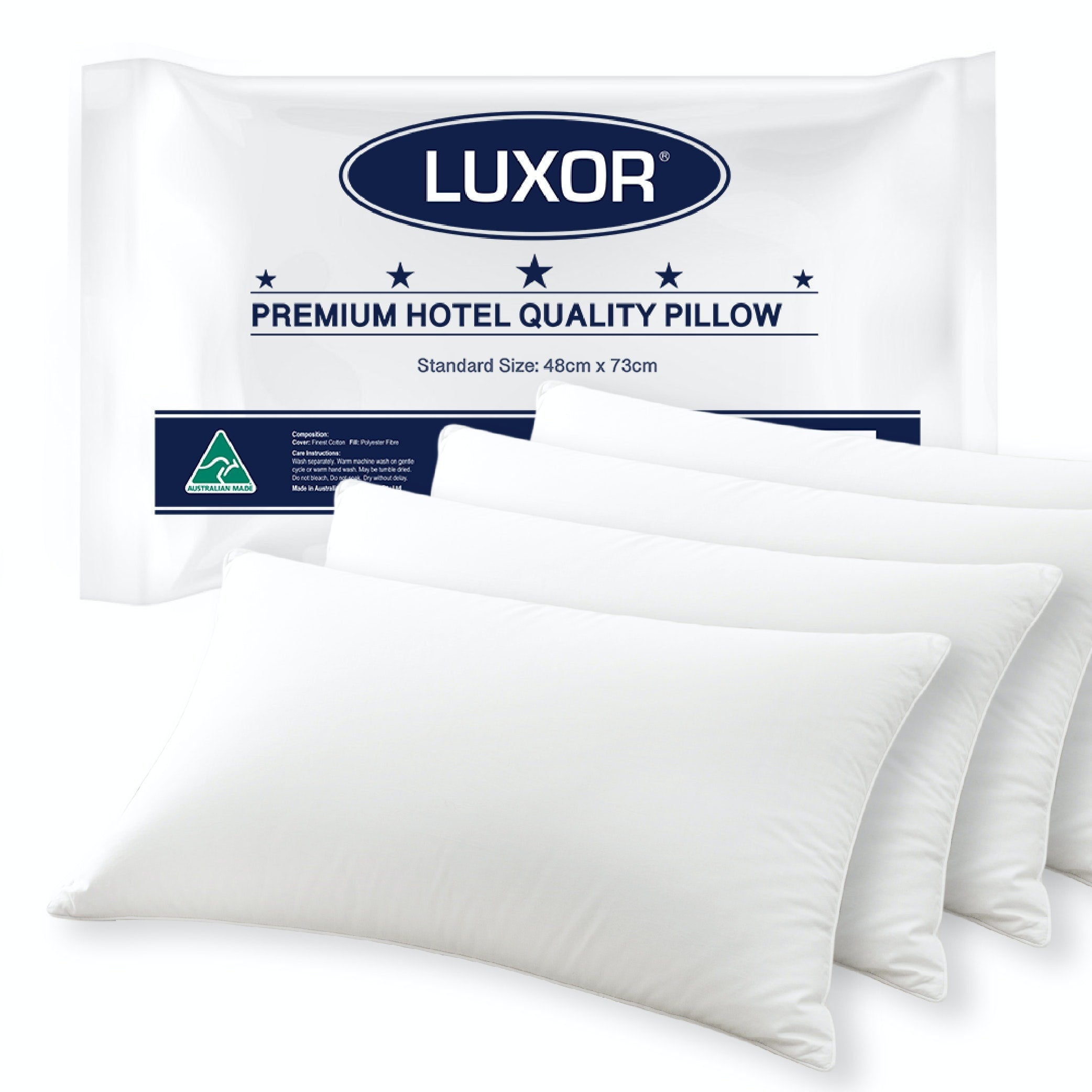 Luxor Pillow – Australian Made Comfort Margot Vital