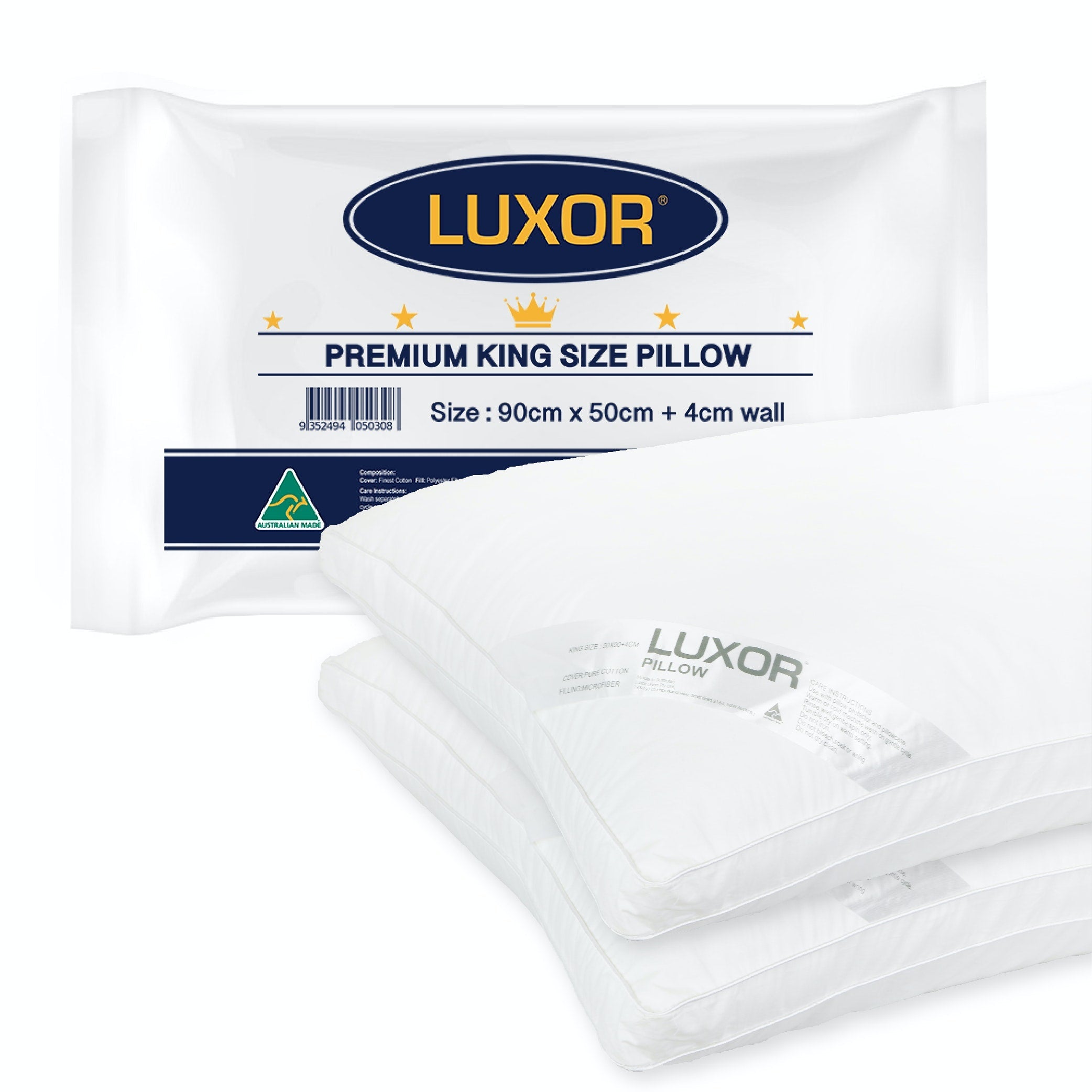 Luxor Pillow – Australian Made Comfort Margot Vital