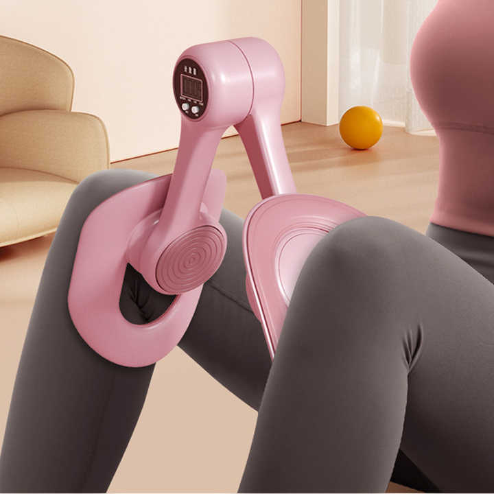 Pink Counting Adjustable Pelvic Floor Muscle Trainer with Smart Counter - Postpartum Recovery Tool Margot Vital