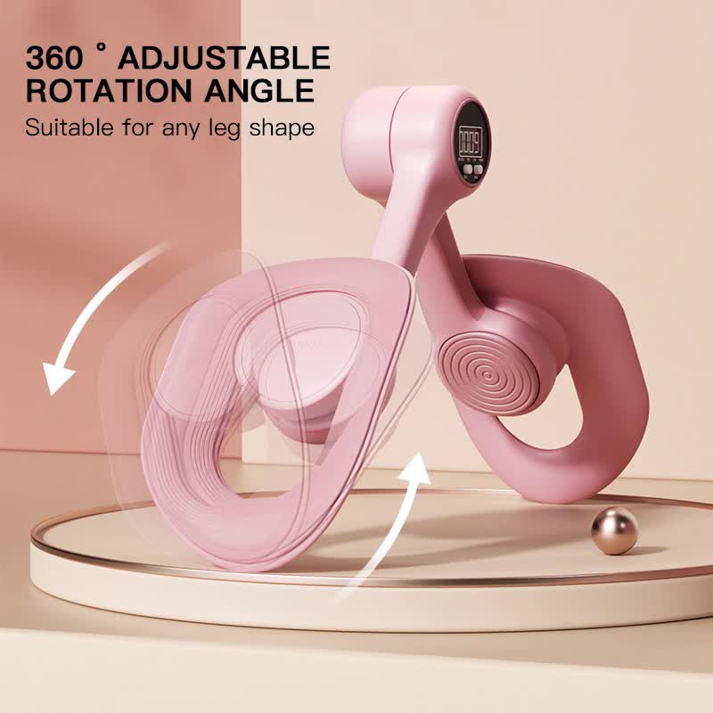 Pink Counting Adjustable Pelvic Floor Muscle Trainer with Smart Counter - Postpartum Recovery Tool Margot Vital