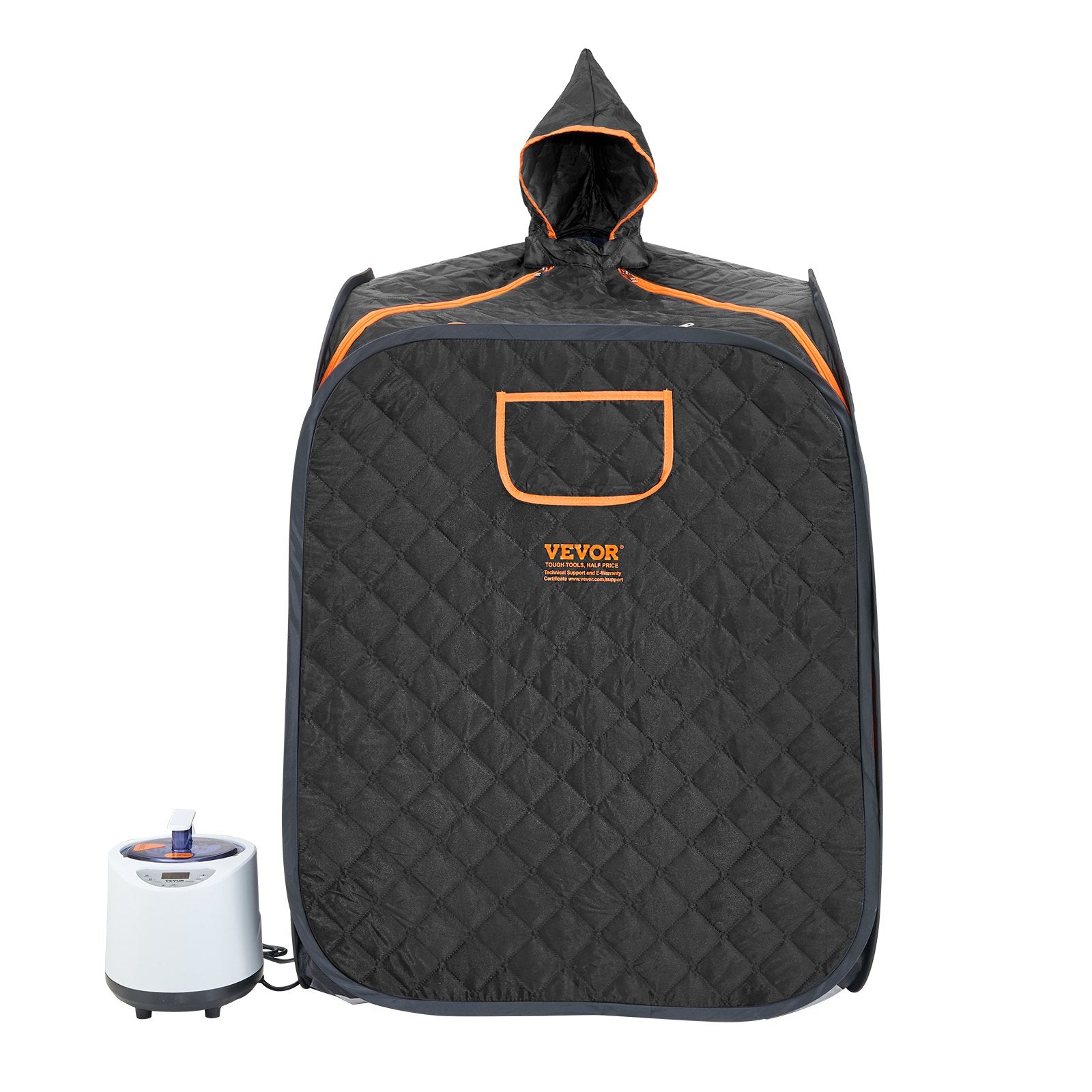 VEVOR Portable Steam Sauna Tent 1000W Personal Spa Loss Weight Detox Therapy, 800x800x1000 mm Margot Vital