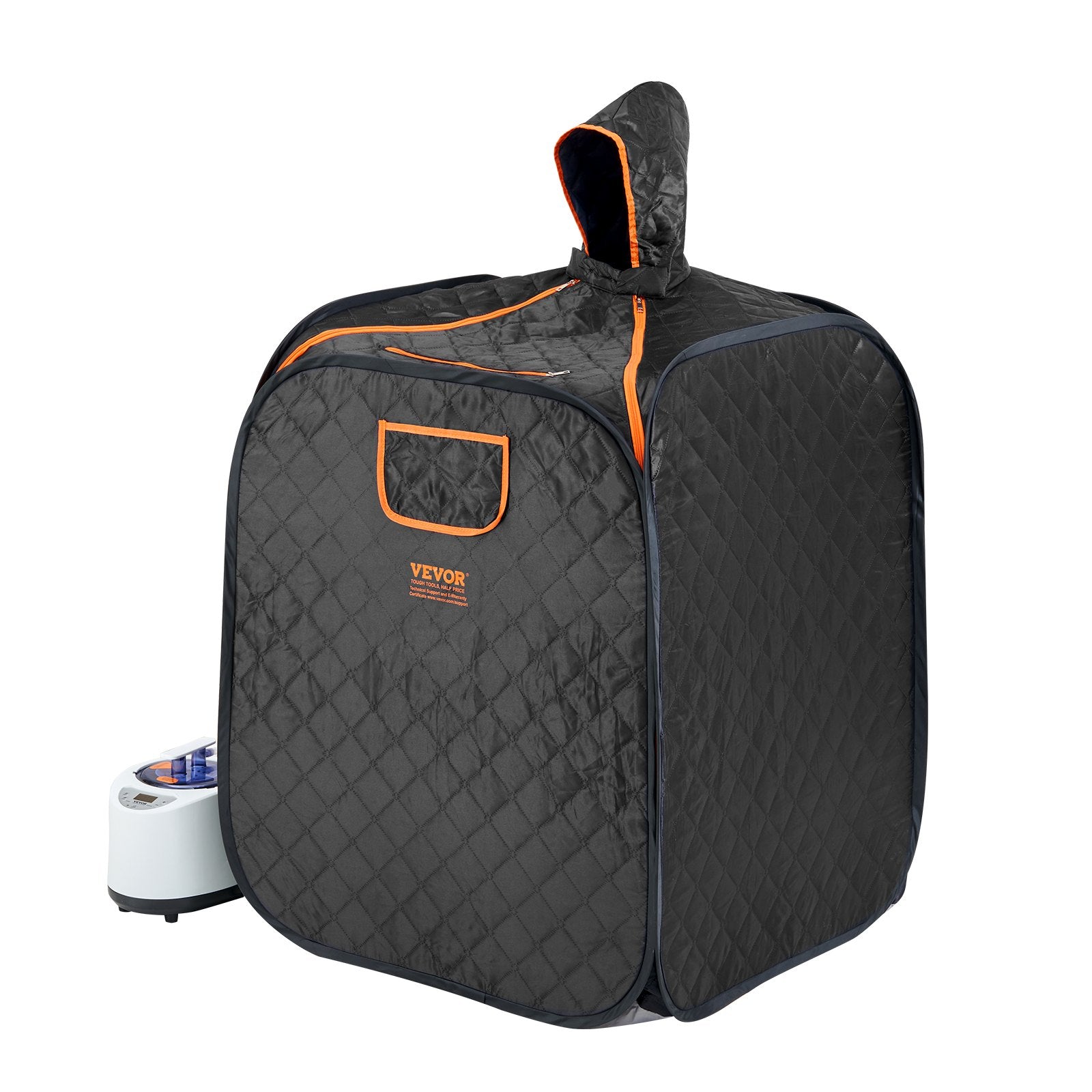 VEVOR Portable Steam Sauna Tent 1000W Personal Spa Loss Weight Detox Therapy, 800x800x1000 mm Margot Vital