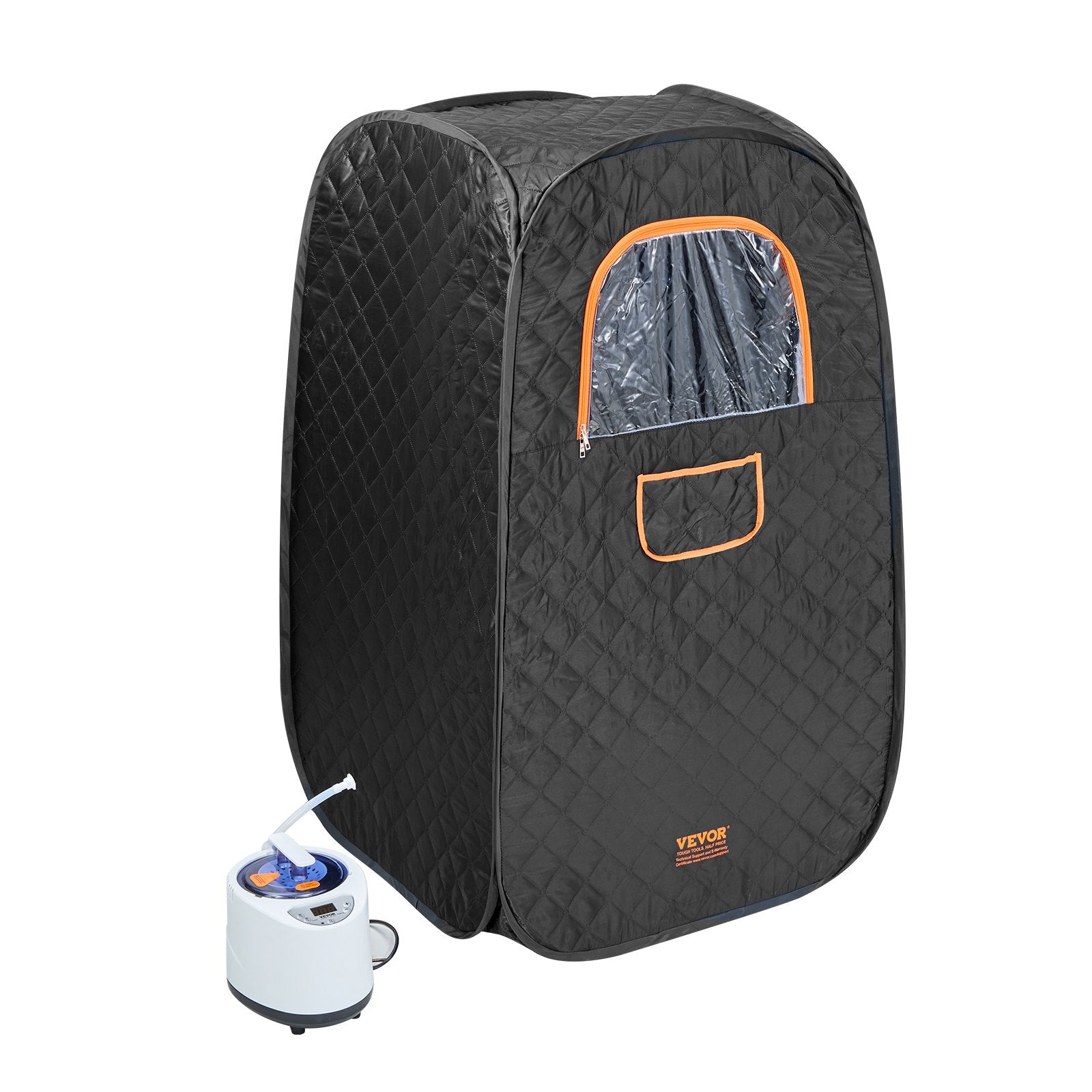 VEVOR 1000W Personal Steam Sauna Tent Loss Weight Detox Therapy Spa Compact, 800 x 800 x 1330 mm Margot Vital