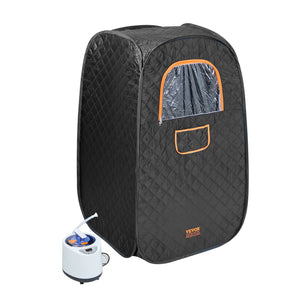VEVOR 1000W Personal Steam Sauna Tent Loss Weight Detox Therapy Spa Compact, 800 x 800 x 1330 mm Margot Vital