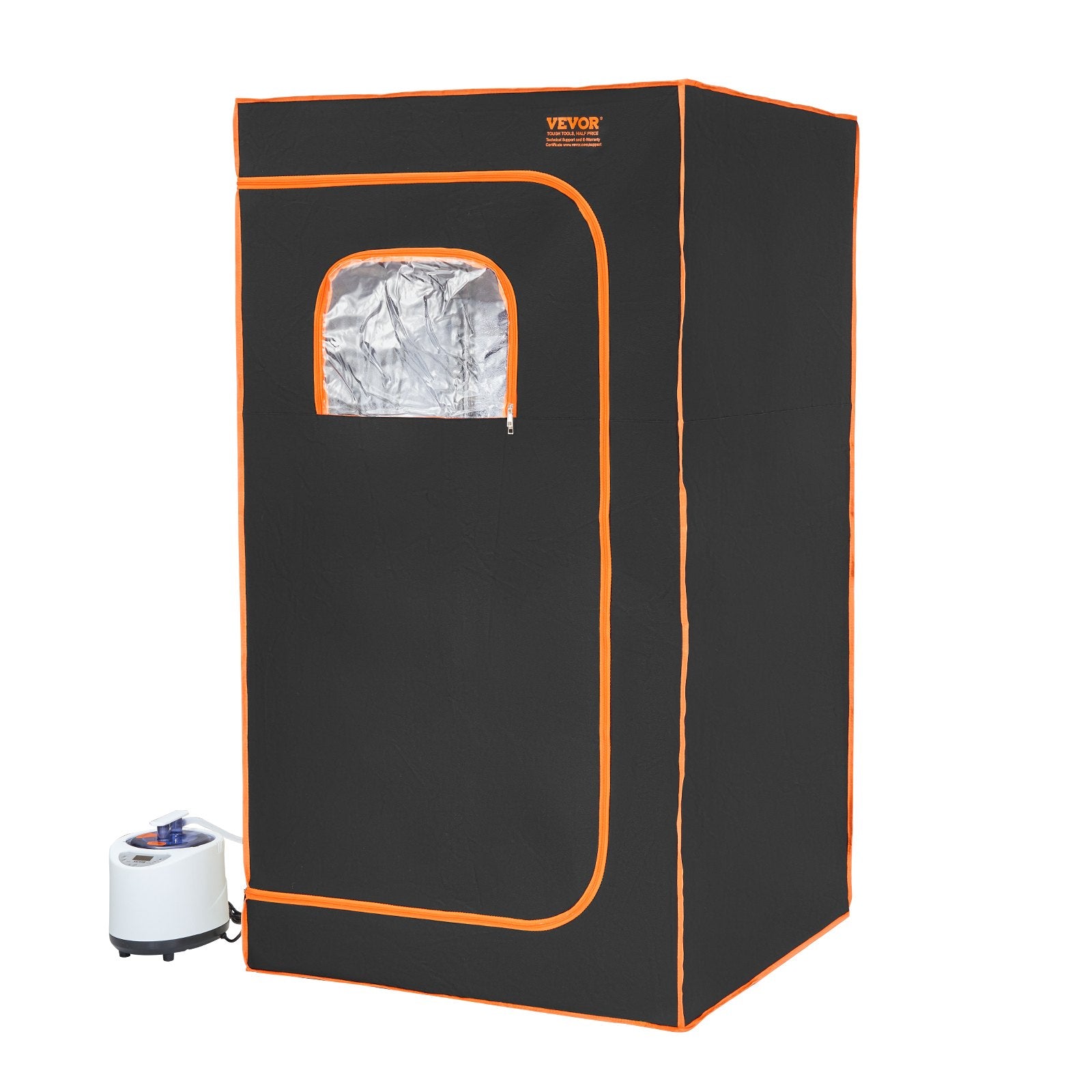 VEVOR Portable Steam Sauna Tent Full Size 1000W Personal Sauna Blanket W/ Chair, 880 x 880 x 1600 mm Margot Vital