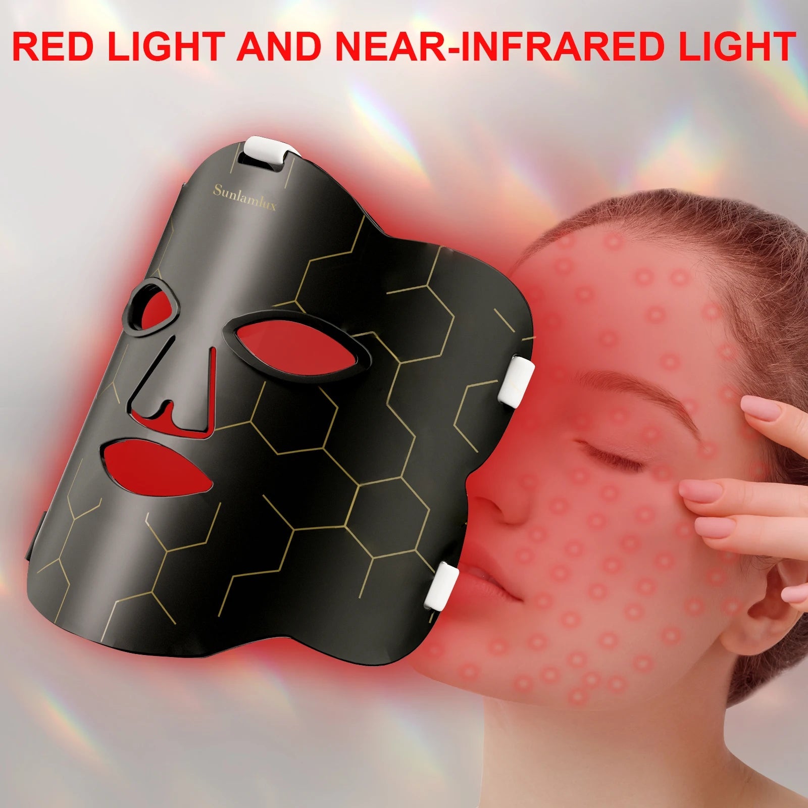 Silicone LED Face & Neck Mask – 7-Color Light Therapy Device Margot Vital