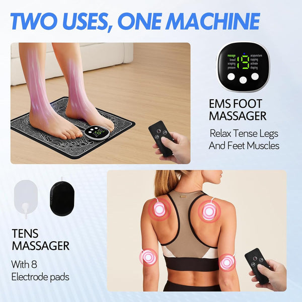Portable EMS Recovery Massage Mat Margot Vital